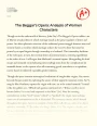 The Beggar’s Opera: Analysis of Women Characters Essay
