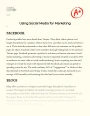 Using Social Media for Marketing Essay