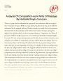 Analysis of Composition as a Write of Passage by Nathalie Singh-corcoran Essay