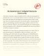 My Experiences in Volleyball Discourse Community Essay