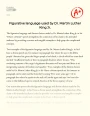 Figurative Language Used by Dr. Martin Luther King Jr. Essay
