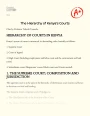 The Hierarchy of Kenya's Courts Essay