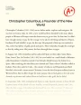 Christopher Columbus, a Founder of The New World Essay