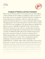Analysis of Tatiana Larina's Character Essay