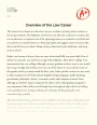 Overview of The Law Career Essay