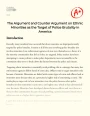 Ethnic Minorities as The Target of Police Brutality in America Essay
