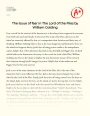 The Issue of Fear in The Lord of The Flies by William Golding Essay